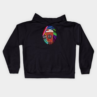 Psychedelic Frappuccino Kids Hoodie